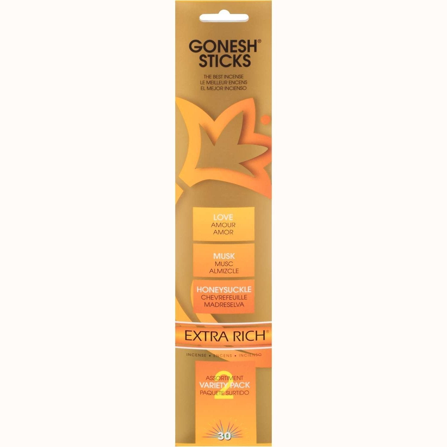 Gonesh Stick Extra Rich Variety 2 20 Piece