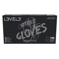 L3Vel3 Nitrile Gloves Liquid Metal Large 100 Piece