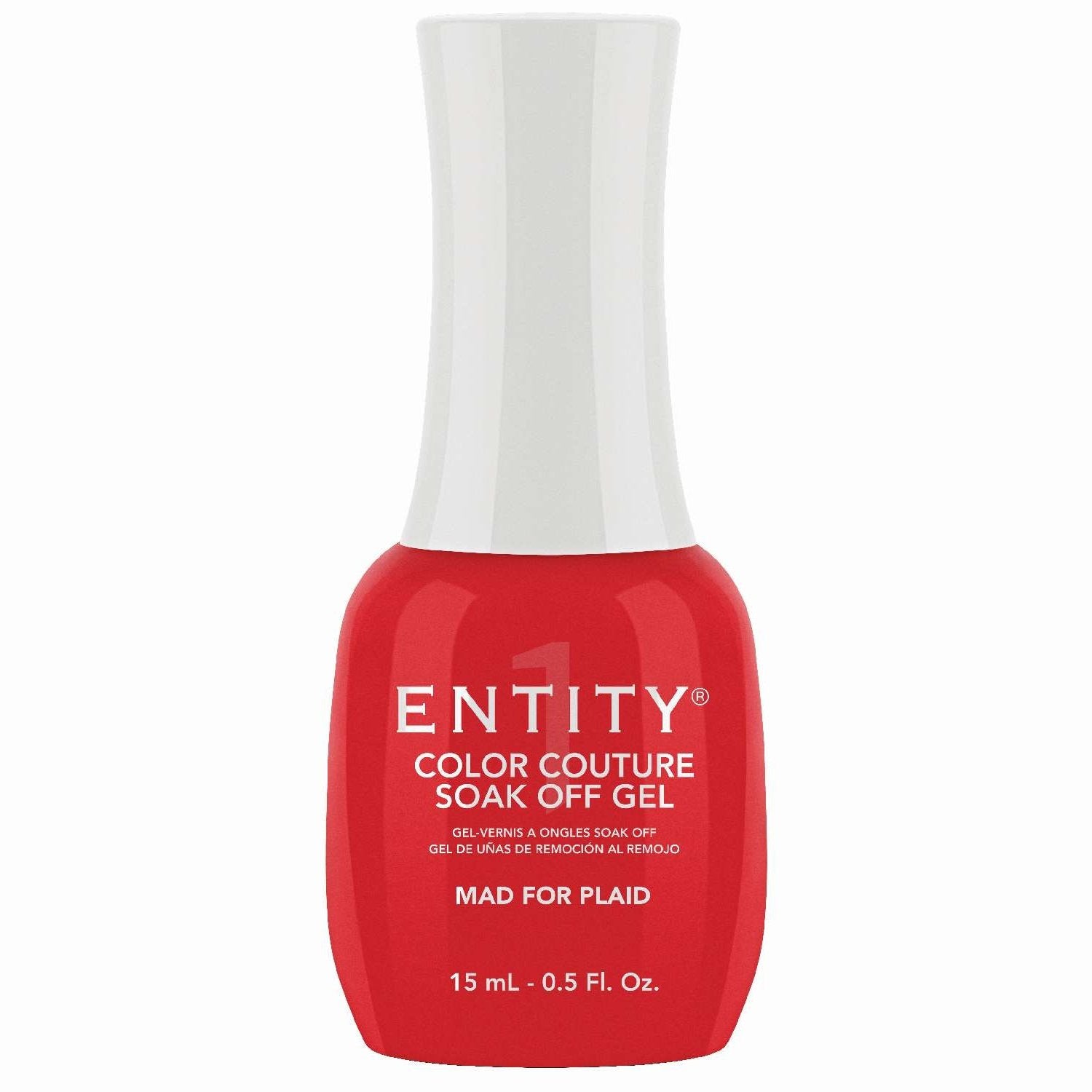 Entity Color Couture Soak Off Gel Mad For Plaid 0.5 Fl Oz