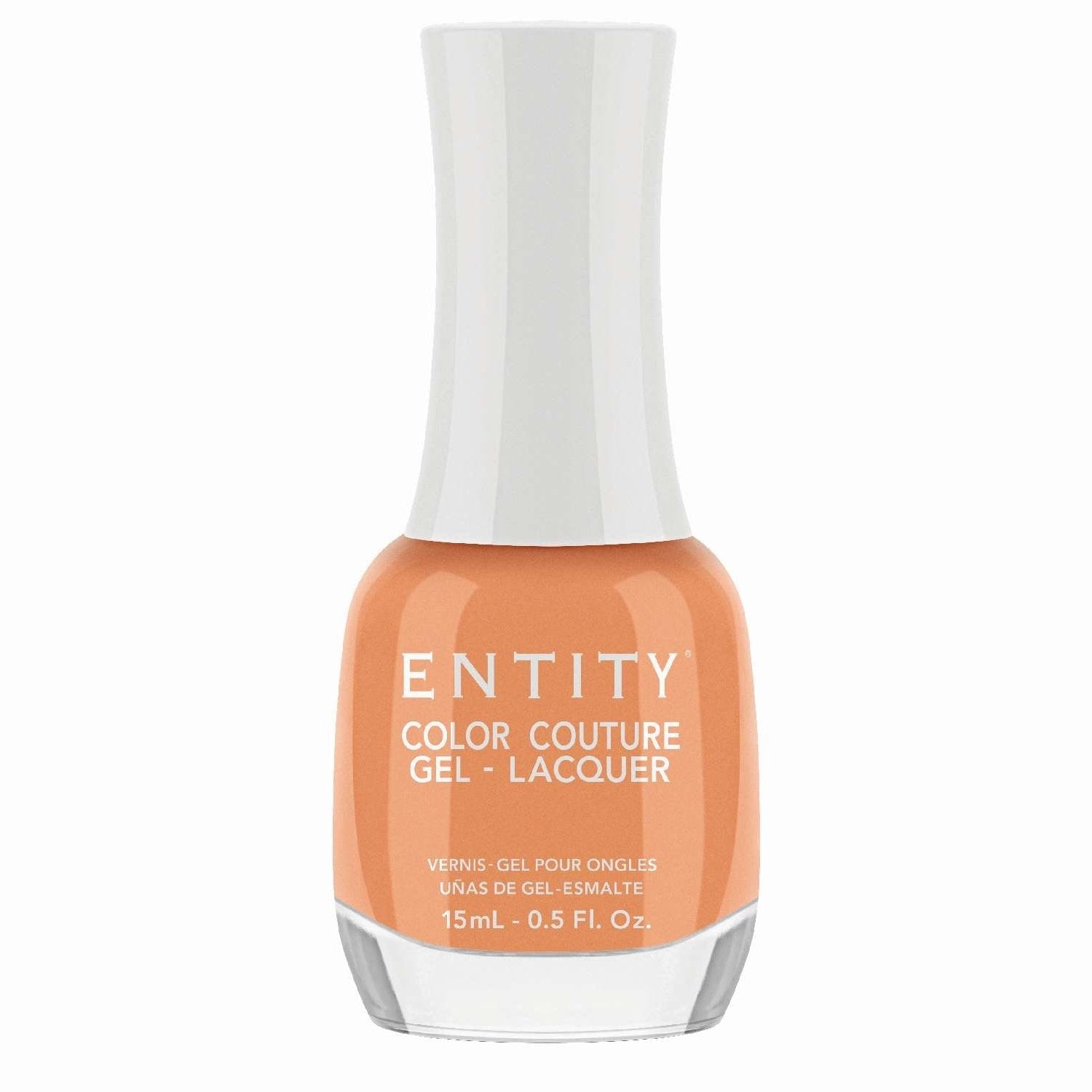 Entity Color Couture Gel Lacquer Beauty Icon 619 Apricot Beach Bag 0.5 Fl Oz
