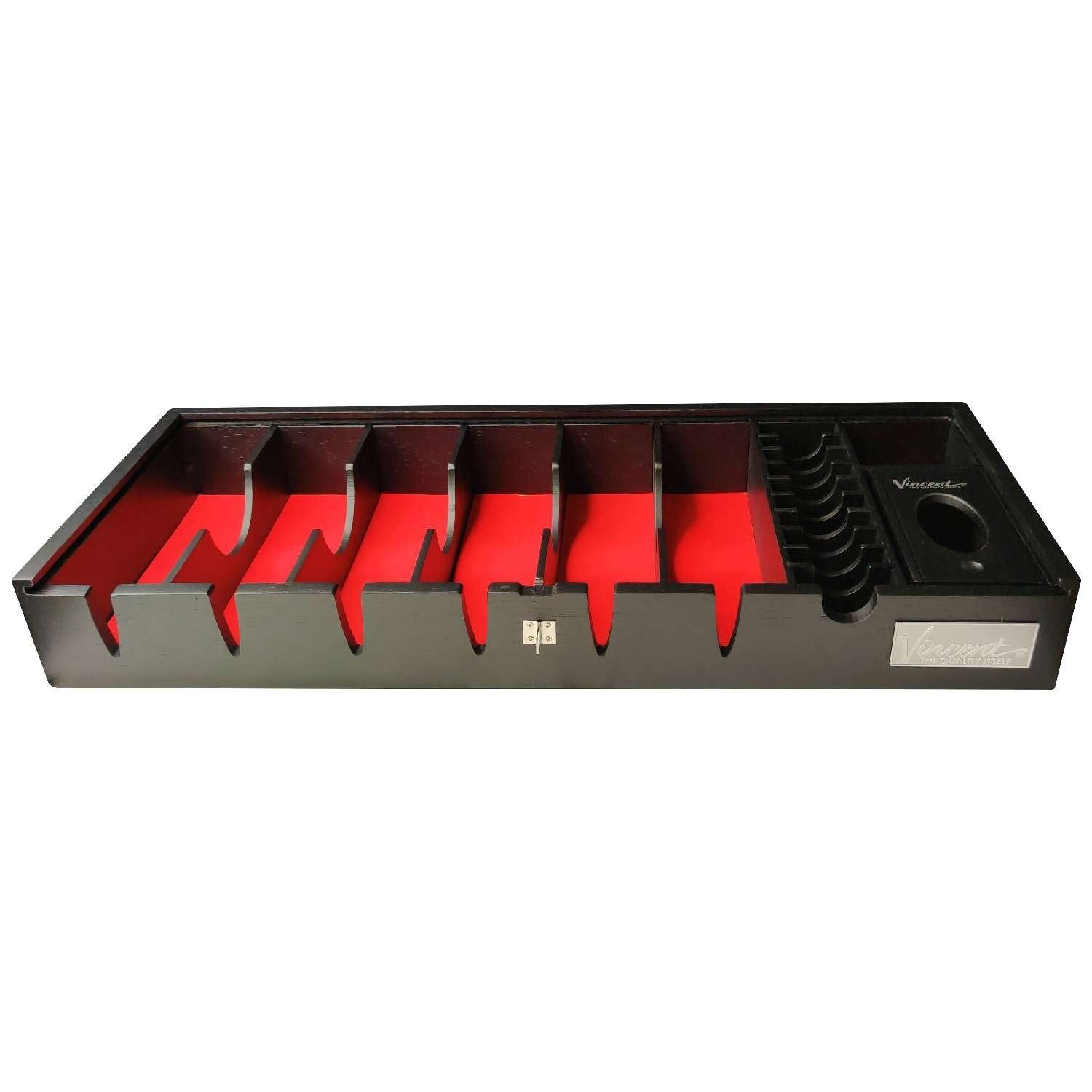 Vincent Counter Top Tray 8 Sections Large Black
