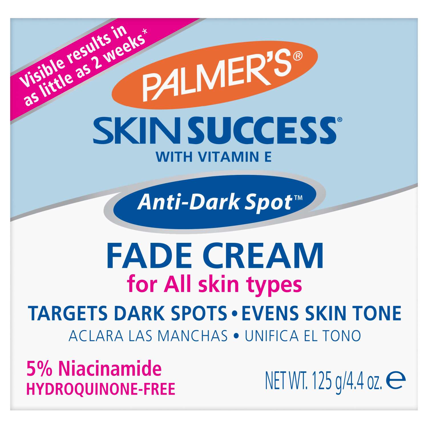 Palmers Skin Care Success Fade Cream All Skin Care Types